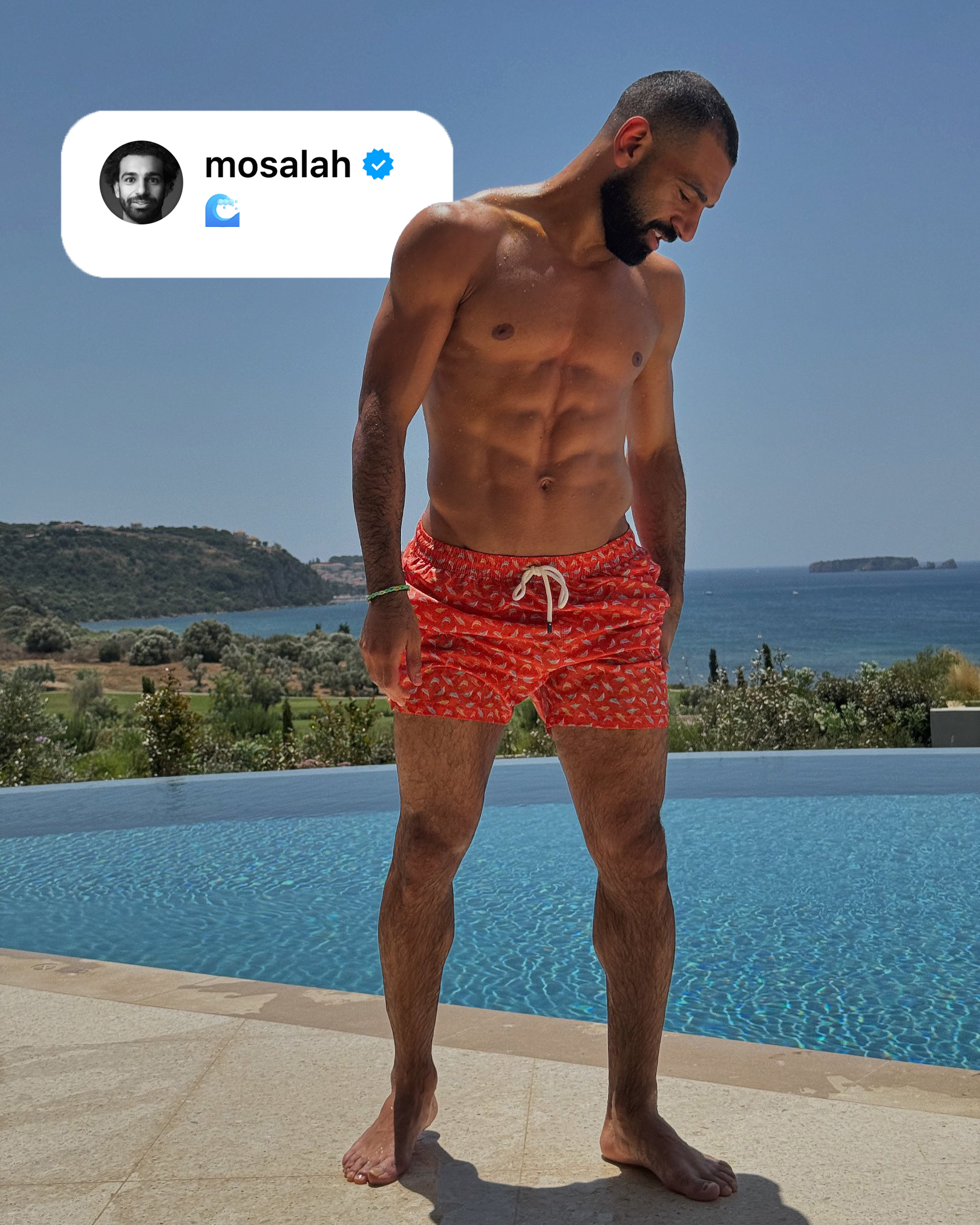 Mo Salah debuts a new look - Celebrity